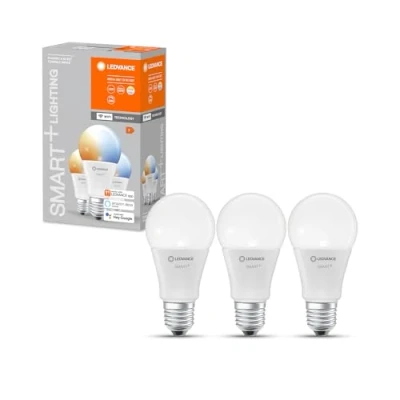 Abbildung von LEDVANCE Smart+ LED, ZigBee Lampe mit E27 Sockel, tageslicht (2700K 6500K), dimmbar, Direkt Kompatibel Echo Plus &amp; Show (2.Gen), Philips Hue Bridge, 1 Stück (1er Pack)