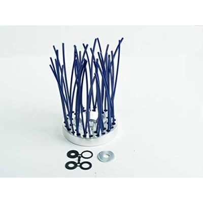 Abbildung von Ratioparts Wildkrautbürste 25,4 mm Ø boring 18 draden für Motorsense Freischneider OCTO Pro , Blau