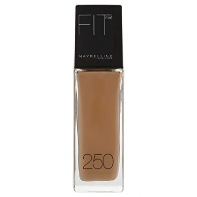 Abbildung von Maybelline New York Make Up, Fit Me! Foundation mit LSF18, Für makellose Haut, Alle Hauttypen, Nr. 250 Sun Beige, 30 ml