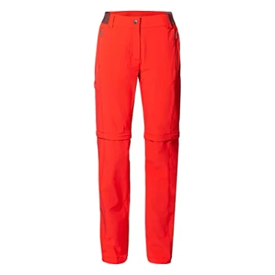 Abbildung von VAUDE Damen Women&#039;s Farley Stretch Zo T zip Pants Ii Hose, Flame, 44 EU
