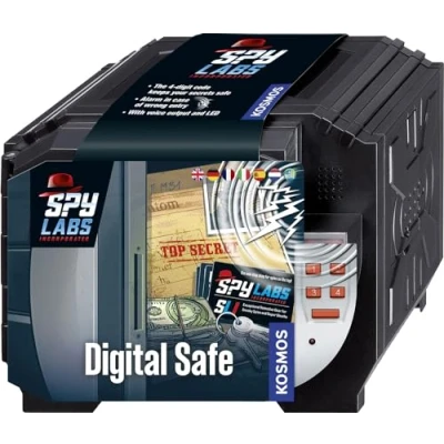 Abbildung von Kosmos 617271 Spy Labs Incorporated Digital Safe, Protect Your Secrets with a Code and Voice Alarm, Detective Toys for Children, Multilingual Instructions in DE, EN, F, IT, ES, NL, Mittel