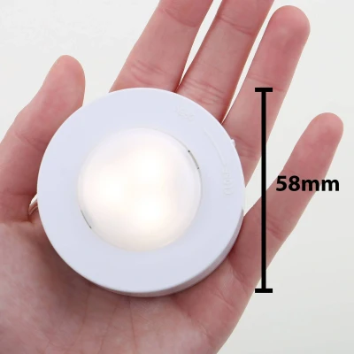 Abbildung von BRILONER Leuchten LED Schrankleuchten mit Fernbedienung, dimmbar, Unterbauleuchten batteriebetrieben, Nachtlicht für Schlafzimmer, inkl. Timerfunktion &amp; Klebepads, Treppenlicht, weiß, 58x26mm (DxH)