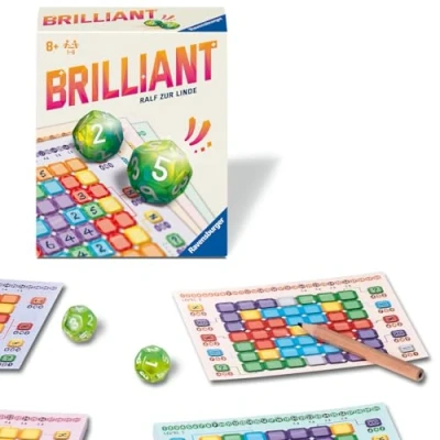 Abbildung von Ravensburger 23491 Brilliant Würfelspiel ab 8 Jahren Gesellschaftsspiel Spiel für Würfelfans geeignet 1 6 Personen