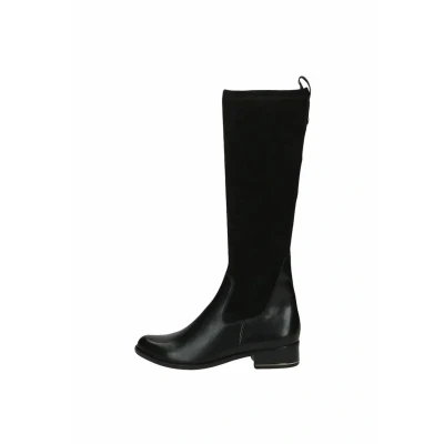 Abbildung von CAPRICE Damen Hohe Stiefel mit Absatz Runde Spitze Blockabsatz, Schwarz (Black Comb), 38 EU
