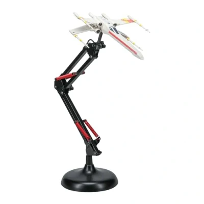 Abbildung von Paladone Star Wars X Wing Flexibler Tischlicht, 15 cm (5,9 Zoll) breite Replik des Schiffs mit LED Beleuchtung, Betrieben durch im Lieferumfang enthaltenes USB Kabel
