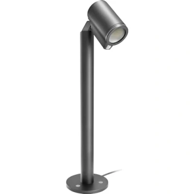 Abbildung von Steinel LED Wegeleuchte Spot Way SC Connect, smarte Standleuchte, Bewegungsmelder, dimmbar, steuerbar per App, Zeitplan, 7.9 W, 3000 K, Anthrazit
