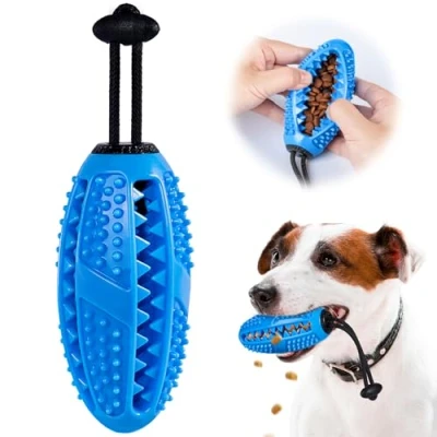 Abbildung von Aidiyapet Kauspielzeug ,Hundezahnbürste,Kaustangen Zahnbürsten robuster Naturkautschuk und Zahnreinigung, hundespielzeug Ball für Große, Mittelgroße,Kleine Hunde