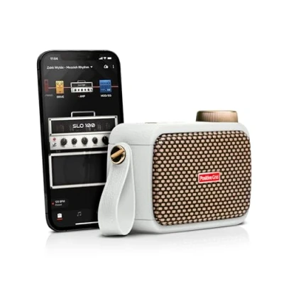 Abbildung von Positive Grid Spark GO 5W Ultra Portable Smart Guitar Amplifier, Headphone Amplifier and Bluetooth Speaker with App for Electric Guitar, Acoustic or Bass Pearl
