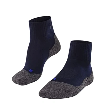 Abbildung von FALKE Herren Wandersocken TK2 Explore Cool Short M SSO Funktionsgarn antiblasen dick 1 Paar, Blau (Marine 6120), 42 43