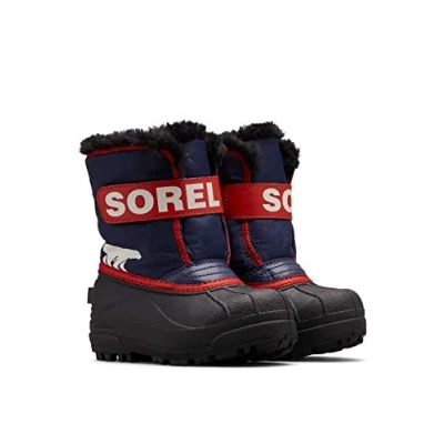 Abbildung von Sorel KIDS SNOW COMMANDER Schneestiefel für Unisex Baby, Lila (Nocturnal x Sail Red) Children, 30 EU