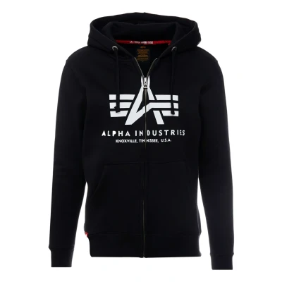 Abbildung von Alpha Industries Sweatjacke, Herren, Größe: XS, Black