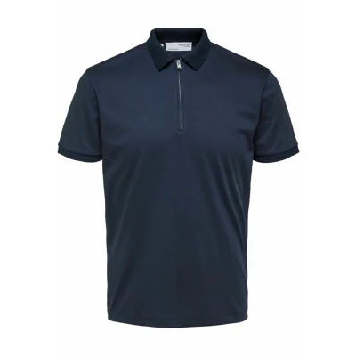 Abbildung von Selected Homme Slhfave SS Poloshirt, Herren, Größe: Small, Sky captain