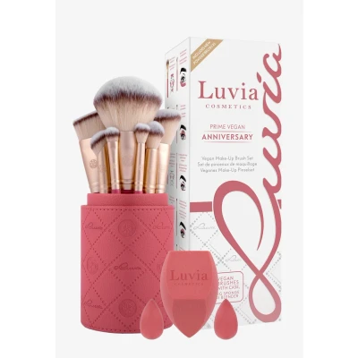 Abbildung von Luvia Cosmetics Prime Vegan Anniversary Pinselset Rosy coral champagne, Damen, Größe: One Size, champagne