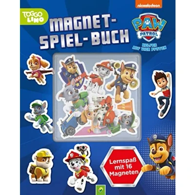 Abbildung von PAW Patrol Magnet Spiel Buch: Lernspaß mit 16 Magneten. Für Kinder ab 4 Jahren