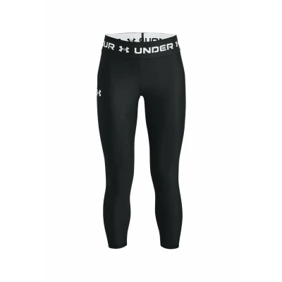 Abbildung von Under Armour Warmup Ankle CROP Tights Black für Kinder, Größe: 158 170,