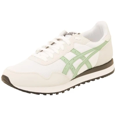 Abbildung von Asics Sportstyle Tiger Runner II Unisex Sneaker low, Größe: 44.5, White/dark mint Lederimitat/textil