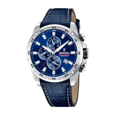Abbildung von Festina Chronograph, Herren, Größe: One Size, Bleu