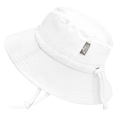 Abbildung von Jan &amp; Jul Verstellbarer Baby Sonnenhut, Ideal zum Schwimmen (M: 6 24 Monate, Weiß)