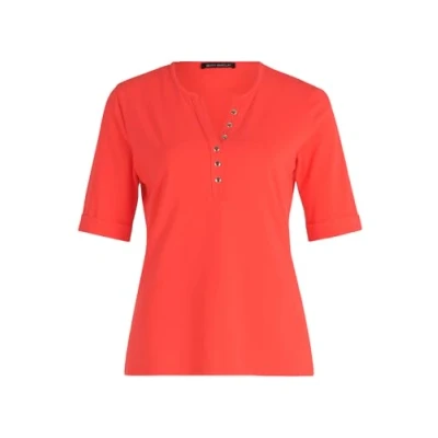 Abbildung von Betty Barclay MIT Knopfen Tshirt basic, Damen, Größe: 38, Poppy red
