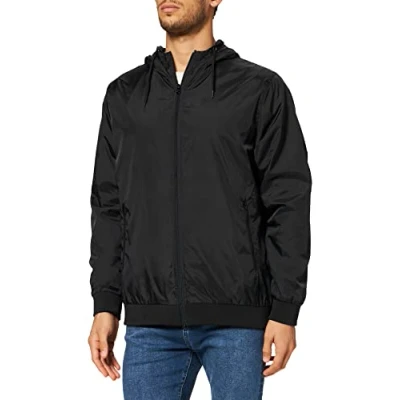 Abbildung von Urban Classics Heeren Windbreaker Windbreaker, Herren, Größe: 3XL, Black