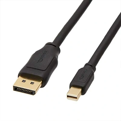 Abbildung von Amazon Basics Kabel für Mini DisplayPort zu DisplayPort, 1,8 m, Schwarz