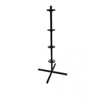 Abbildung von cartrend Reifenständer XL Max. Tragkraft von 120 kg, passend für alle gängigen Felgen und Reifen bis 285 mm schwarz