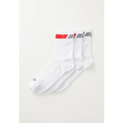 Abbildung von Gripgrab Classic Regular CUT Summer Socks 3 PACK Unisex Sportsocken, Größe: Large, White