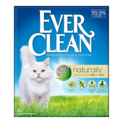 Abbildung von Ever Clean Natürlich 99,9% natürliches klumpendes Katzenstreu mit Einer optimalen Mischung aus Ton und Mais