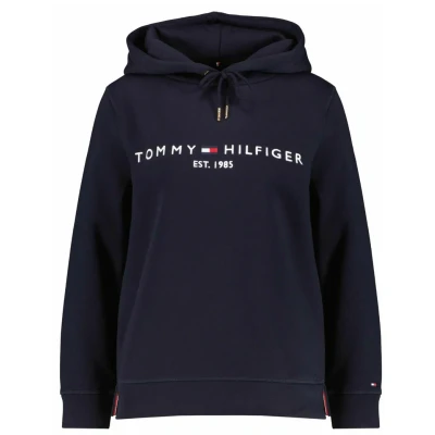 Abbildung von Tommy Hilfiger Kapuzenpullover marine, Damen, Größe: XL, Marine
