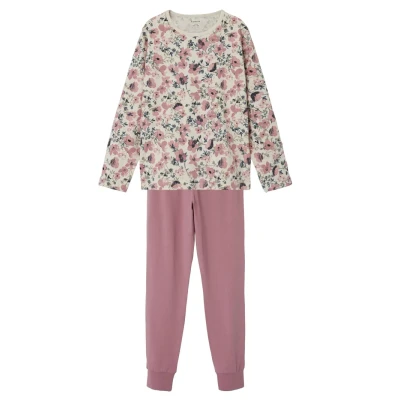 Abbildung von Name it SET Pyjama für Kinder, Größe: 86/92, Nostalgia rose