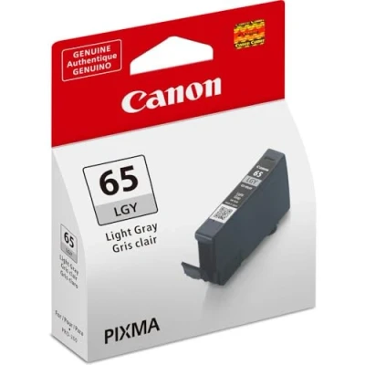 Abbildung von Canon CLI 65 LGY Tinte 12,6 ml Druckertinte für PIXMA Tintenstrahldrucker ORIGINAL 4216C001 grau Standard