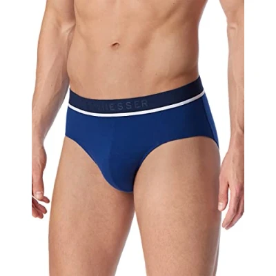 Abbildung von Schiesser 3PACK Slips Organic Cotton 95/5 Slip, Herren, Größe: Small, Dark blue/black