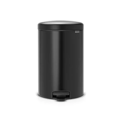 Abbildung von Brabantia 114106 Treteimer mit Inneneimer aus Kunststoff, stahl, matt schwarz, 20 Liter