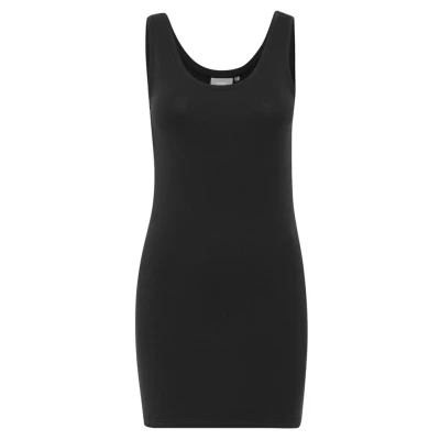 Abbildung von b.young Bypamila LONG TOP Jerseykleid, Damen, Größe: Large, Black
