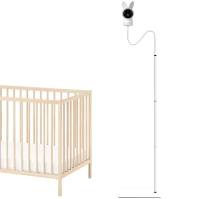 Abbildung von Derebir Babyphone Halterung, kompatibel mit ARENTI Kamera, Baby Kamerahalter, starker Ständer für mehr Sicherheit (68,7 inch)