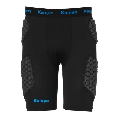 Abbildung von Kempa Protection Shorts, gepolsterte Unterzieh Shorts für Herren, kurze Protektoren Hose, Hose Handball, Volleyball &amp; Co., schwarz