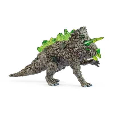 Abbildung von schleich 70828 Steintriceratops, ab 7 Jahren, ELDRADOR CREATURES Spielfigur, 18 x 10 cm