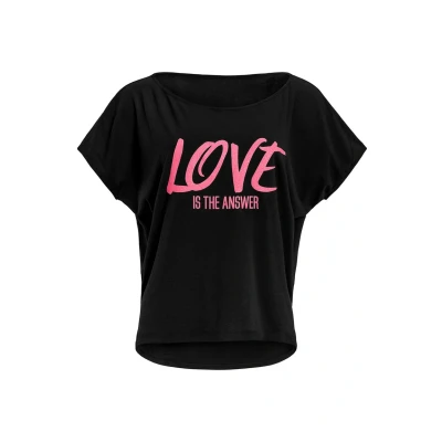 Abbildung von Winshape MCT002 Ultra Light Tshirt print, Damen, Größe: XXL, Black/glitter/neon pink