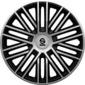 Abbildung von Sparco Corsa Bergamo 15 Lato anteriore argentato/lato interno nero Copricerchio
