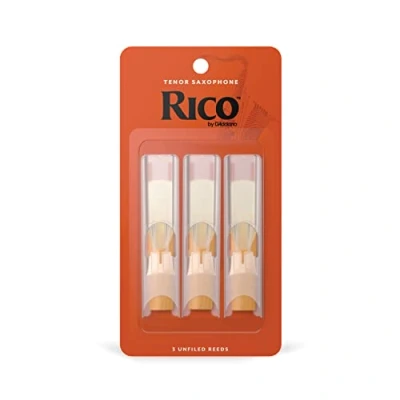 Abbildung von D&#039;Addario Woodwinds Rico Tenorsaxophonblätter Tenor Saxophon Blätter Stärke 3.0, 3 Packung