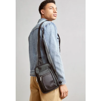 Abbildung von bugatti Crossbody BAG Umhängetasche, Herren, Größe: One Size, Anthrazit/anthracite