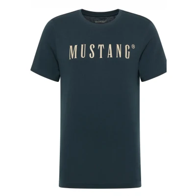 Abbildung von MUSTANG Herren T Shirt Austin Regular Fit S 3XL Weiss Schwarz Gün Beige Rot Grau Baumwolle, Größe:XL, Farbe:Carbon 4135