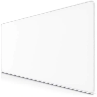 Abbildung von TITANWOLF XXL Speed Gaming Mauspad 900x400mm, Mousepad, Tischunterlage Large Size Groß, verbessert Präzision und Geschwindigkeit, abwaschbar, für Microsoft Logitech Maus Tastatur, Weiß