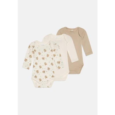 Abbildung von Name it Nbnbody BEAR Unisex 3 PACK Body für Kinder, Größe: 50, Jet stream