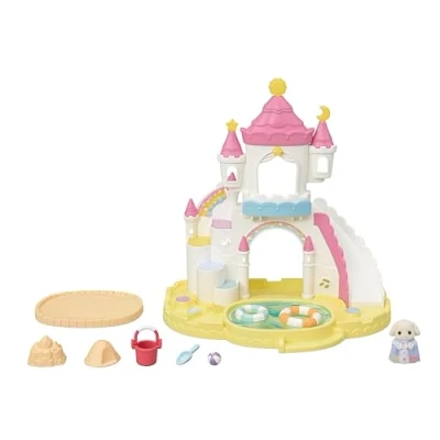 Abbildung von Sylvanian Families 5746 Erlebniskindergarten Sandkasten und Pool mit Figur Puppen Spielset