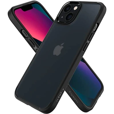 Abbildung von Spigen Ultra Hybrid Matte Kompatibel mit iPhone 13 Mini Hülle Dünn Hardcase Griffig Handyhülle Frost Black
