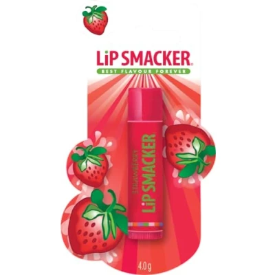 Abbildung von Lip Smacker Erdbeere Einzelblister, Lippenbalsam für Kinder Sicher zu Verwenden und Farbfrei ein Natürliches Finish, Erdbeer Geschmack