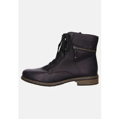 Abbildung von Rieker Schnürstiefelette, Damen, Größe: 37, Schwarz Schuhe