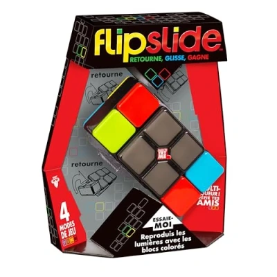 Abbildung von Moose Games FLIPSLIDE RÜCK, SCHIEBEN, GEWINNE die Lichter mit den bunten Blöcken Wieder. 4 Spielmodi. Multiplayer fordert Deine Freunde heraus, 25251