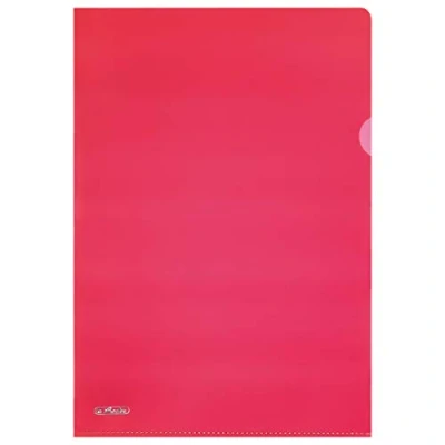 Abbildung von Herlitz 50009091 Aktenhülle A4 Pyramide, rot, 10 Stück im Polybeutel